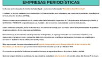 Convocatoria a Directivos/as de Empresas Periodísticas